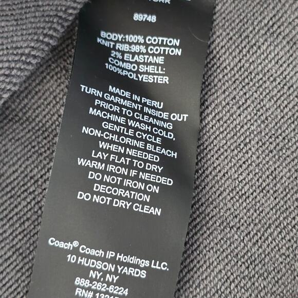 Coach Signature Crewneck Sweatshirt - Picture 9 of 11